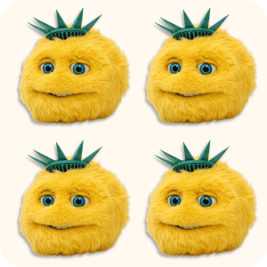Liberty Biberty Plush 4PCS